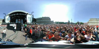 Panorama von Arena of Sound (Das SWR3 und Baden-Württemberg Festival) am 2002-06-01, Schloßplatz Stuttgart